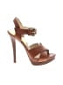 MICHAEL Michael Kors 100% Leather Brown Sandals Size 7 - photo 1