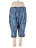 Women With Control Animal Print Blue Active Pants Size 2X (petite) - photo 2