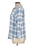 Well Worn 100% Viscose Plaid Blue 3/4 Sleeve Button-Down Shirt Size XL - photo 5