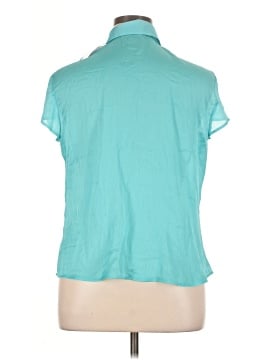 New York & Company Short Sleeve Blouse (view 2)