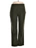 Coldwater Creek Solid Green Casual Pants Size 14 - photo 1