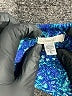 Ecote 100% Rayon Paisley Blue Cocktail Dress Size L - photo 7