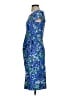 Talbots Print Blue Cocktail Dress Size XS - photo 5