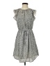 H&M Polka Dots Gray Casual Dress Size 4 - photo 1