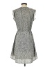 H&M Polka Dots Gray Casual Dress Size 4 - photo 2