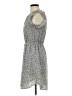H&M Polka Dots Gray Casual Dress Size 4 - photo 5