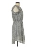 H&M Polka Dots Gray Casual Dress Size 4 - photo 4