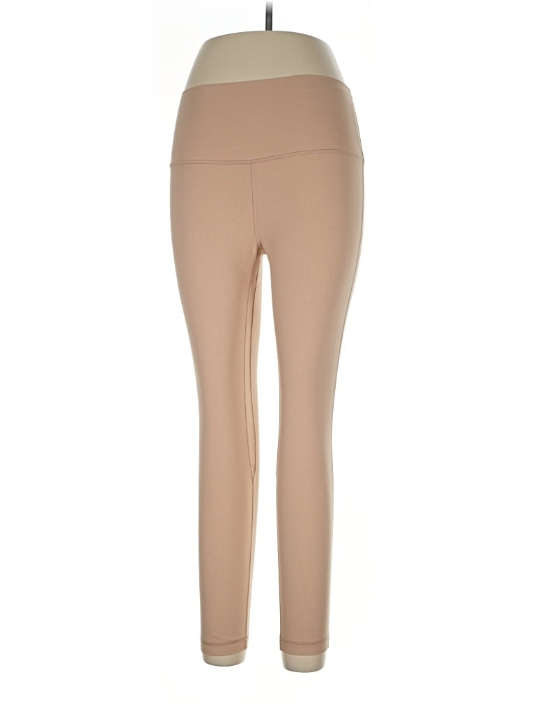 Pre-owned Lululemon Athletica Active Pants In Tan