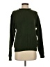 Lizsport 100% Cotton Solid Green Pullover Sweater Size S - photo 1