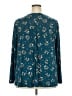Lane Bryant Teal 3/4 Sleeve Blouse Size 18 - 20 Plus - photo 2