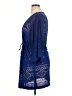 Dotti 100% Polyester Blue Kimono Size XL - photo 5