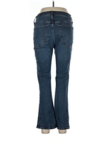 Madewell Kick Out Crop Jeans in Lenoir Wash (view 2)