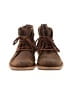 Born 100% Leather Brown Ankle Boots Size 6 1/2 - photo 2