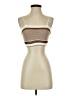 Shein 100% Polyester Tan Sleeveless Top Size XS - photo 1