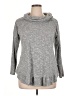 Terra & Sky Gray Turtleneck Sweater Size 0X - photo 1
