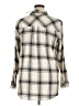 Gap 100% Cotton Plaid Ivory Long Sleeve Button-Down Shirt Size XL - photo 2