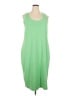 Universal Thread Solid Green Casual Dress Size 2X - photo 1