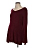 a:glow Burgundy Long Sleeve Top Size Sm Maternity - photo 1