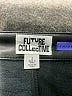 Future Collective 100% Polyester Black Faux Leather Skirt Size 2 - photo 4