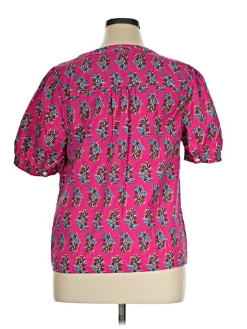 J.Crew Factory Store Short Sleeve Blouse (view 2)