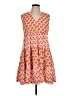 Japna 100% Viscose Print Orange Casual Dress Size L - photo 1
