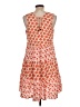 Japna 100% Viscose Print Orange Casual Dress Size L - photo 2