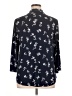 Charter Club Black 3/4 Sleeve Blouse Size XL - photo 2