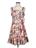 Aqua 100% Polyester Print Purple Cocktail Dress Size XS - photo 1