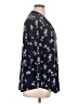 Charter Club Black 3/4 Sleeve Blouse Size XL - photo 4