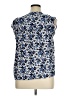 Gap 100% Rayon Blue Short Sleeve Blouse Size XL - photo 2