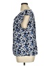 Gap 100% Rayon Blue Short Sleeve Blouse Size XL - photo 5