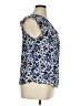 Gap 100% Rayon Blue Short Sleeve Blouse Size XL - photo 4