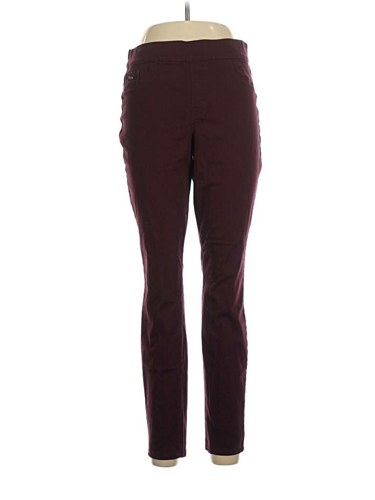 Pre-owned Nine West Active Pants In Burgundy