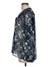 CAbi 100% Polyester Blue Long Sleeve Blouse Size M - photo 5