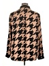 Anne Klein 100% Polyester Houndstooth Brown Long Sleeve Blouse Size XL - photo 2