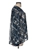 CAbi 100% Polyester Blue Long Sleeve Blouse Size M - photo 4