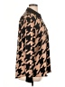 Anne Klein 100% Polyester Houndstooth Brown Long Sleeve Blouse Size XL - photo 4