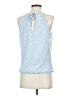 Express 100% Polyester Blue Tank Top Size S - photo 2