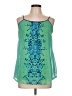 And Green Sleeveless Blouse Size 10 - photo 1
