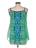 And Green Sleeveless Blouse Size 10 - photo 2