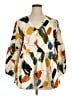 BLOOMCHIC 100% Polyester Ivory 3/4 Sleeve Blouse Size 14 - 16 - photo 1