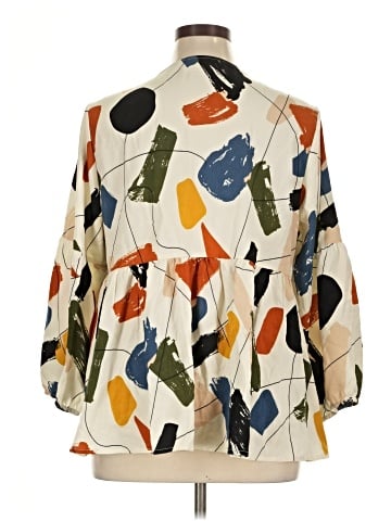BLOOMCHIC 3/4 Sleeve Blouse (view 2)