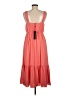Kobi Halperin 100% Polyester Solid Orange Casual Dress Size M - photo 2