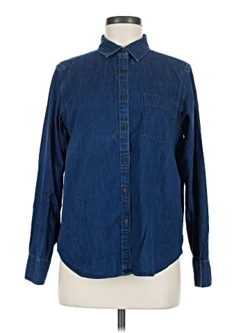 Uniqlo Long Sleeve Button-Down Shirt (view 1)