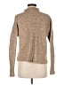 Vince. Metallic Tan Turtleneck Sweater Size M - photo 2