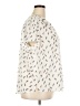 Fun2Fun 100% Polyester Print Ivory Short Sleeve Blouse Size 2X - photo 4