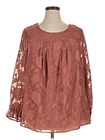 BLOOMCHIC Long Sleeve Blouse (view 1)