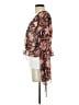 WAYF 100% Polyester Brown Long Sleeve Blouse Size S - photo 5