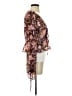 WAYF 100% Polyester Brown Long Sleeve Blouse Size S - photo 4
