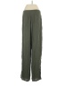 Three Dots 100% Rayon Solid Green Track Pants Size S - photo 2